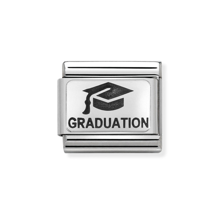 Nomination Classic Silver Graduation Charm - MococoNomination330109/028033497430403Charms and Links