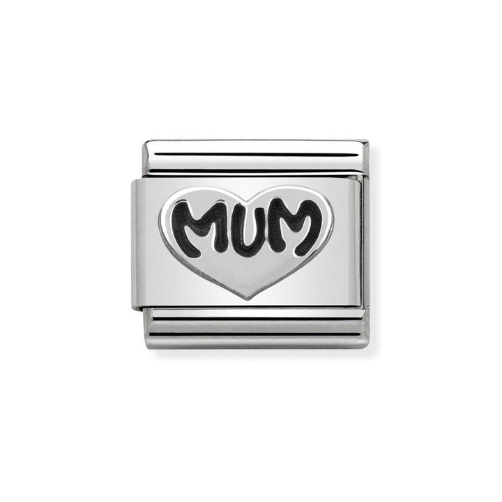 Nomination Classic Silver Heart Mum Charm - MococoNomination330101/128033497378835Charms and Links
