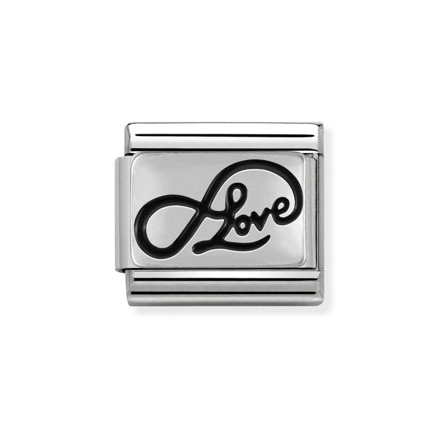Nomination Classic Silver Infinity Love Writing Charm - MococoNomination330102/078033497342522Charms and Links