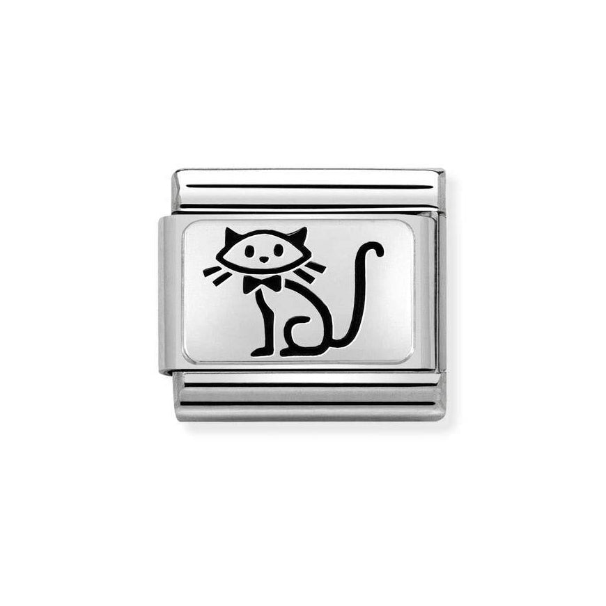 Nomination Classic Silver Kitten Charm - MococoNomination330109/538033497491664Charms and Links