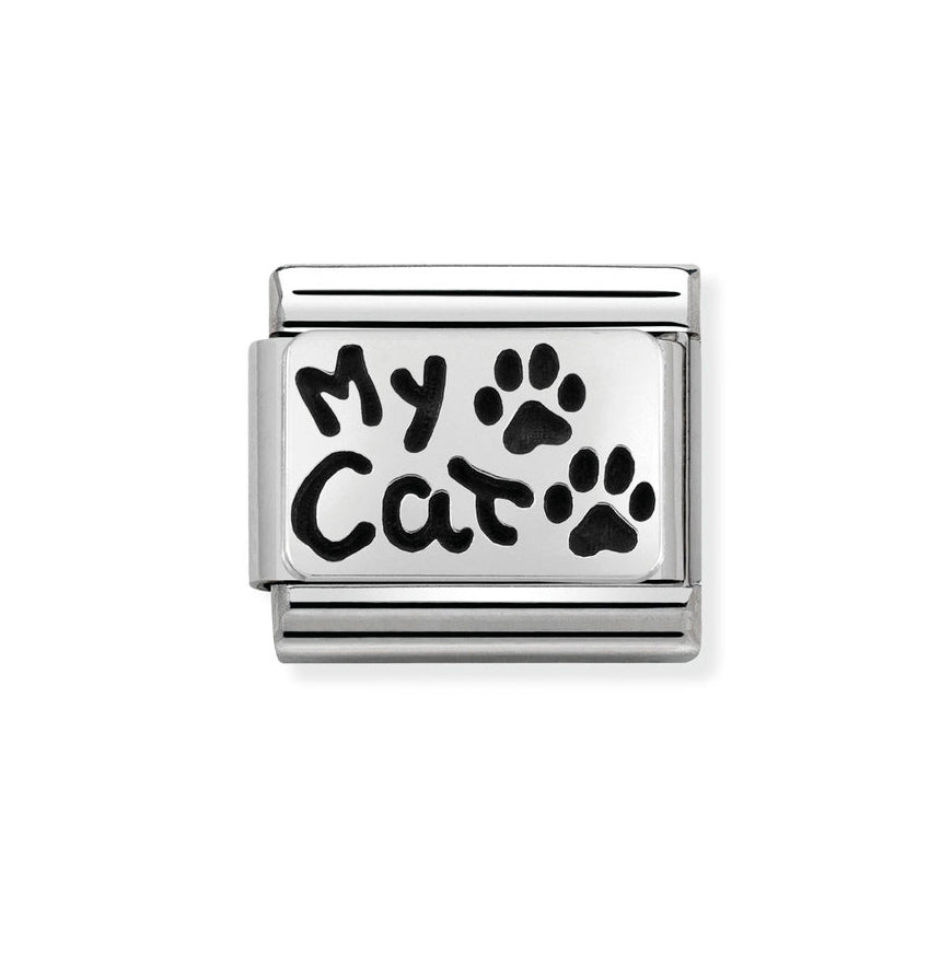 Nomination Classic Silver My Cat Charm - MococoNomination330102/368033497378903Charms and Links