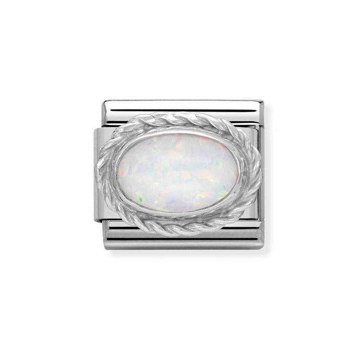 Nomination Classic Silver Opal October Birthstone Charm - MococoNomination330503/078033497483218Charms and Links