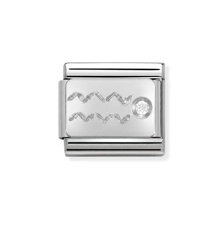 Nomination Classic Silver Zodiac Star Sign Charm - MococoNomination330302/118033497274496Charms and Links