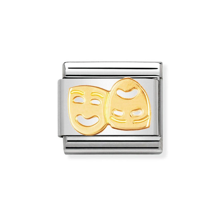 Nomination Classic Theatre Masks Charm - MococoNomination030110/018033497011336Charms and Links