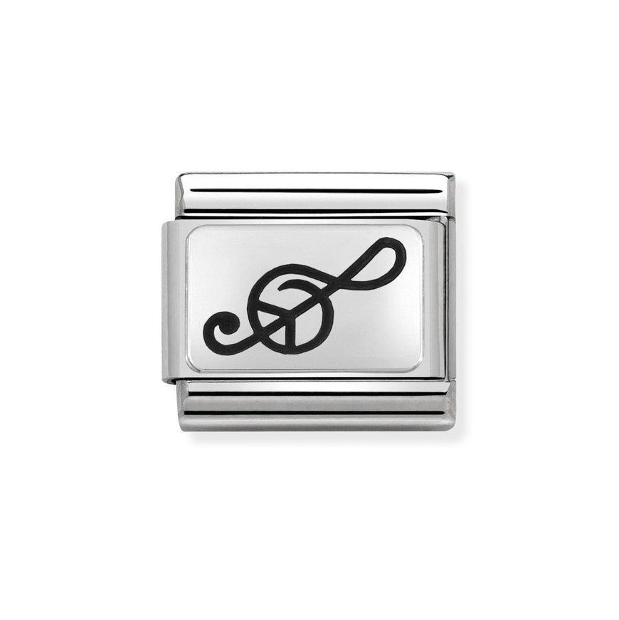 Nomination Classic Treble Clef In Silver Charm - MococoNomination330109/048033497430427Charms and Links