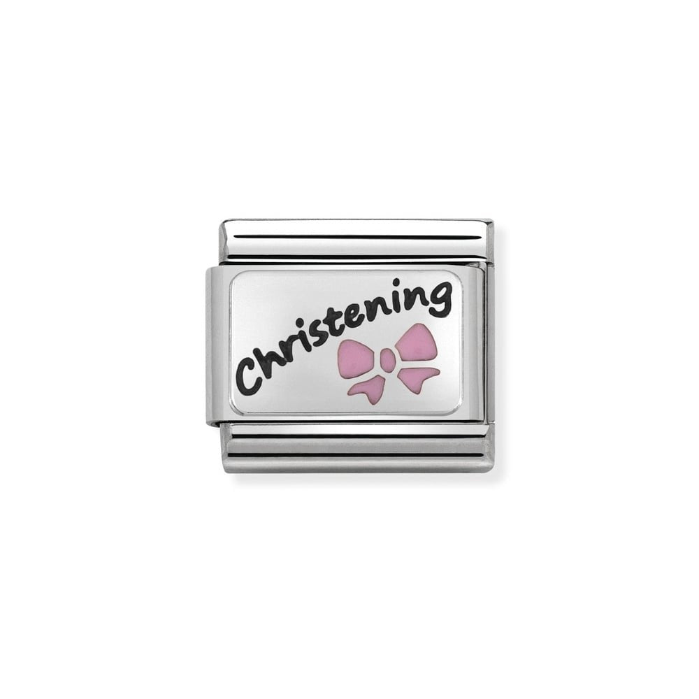 Nomination Composable Pink Christening Charm - MococoNomination330208/178033497430496Charms and Links