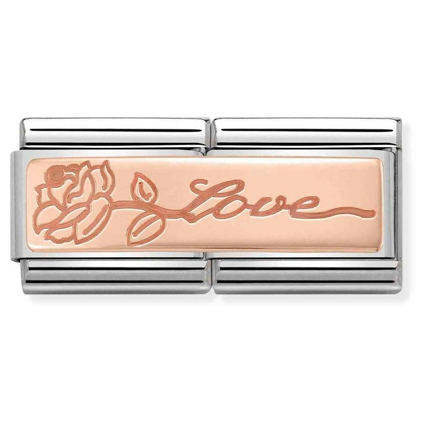 Nomination Double Love with flower Charm - MococoNomination430710/148033497461261Charms and Links