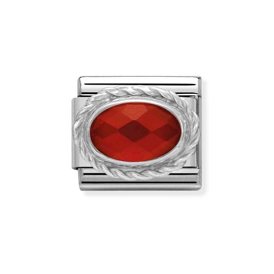Nomination Faceted Red Agath CHarm - MococoNomination330503/288033497483270Charms and Links