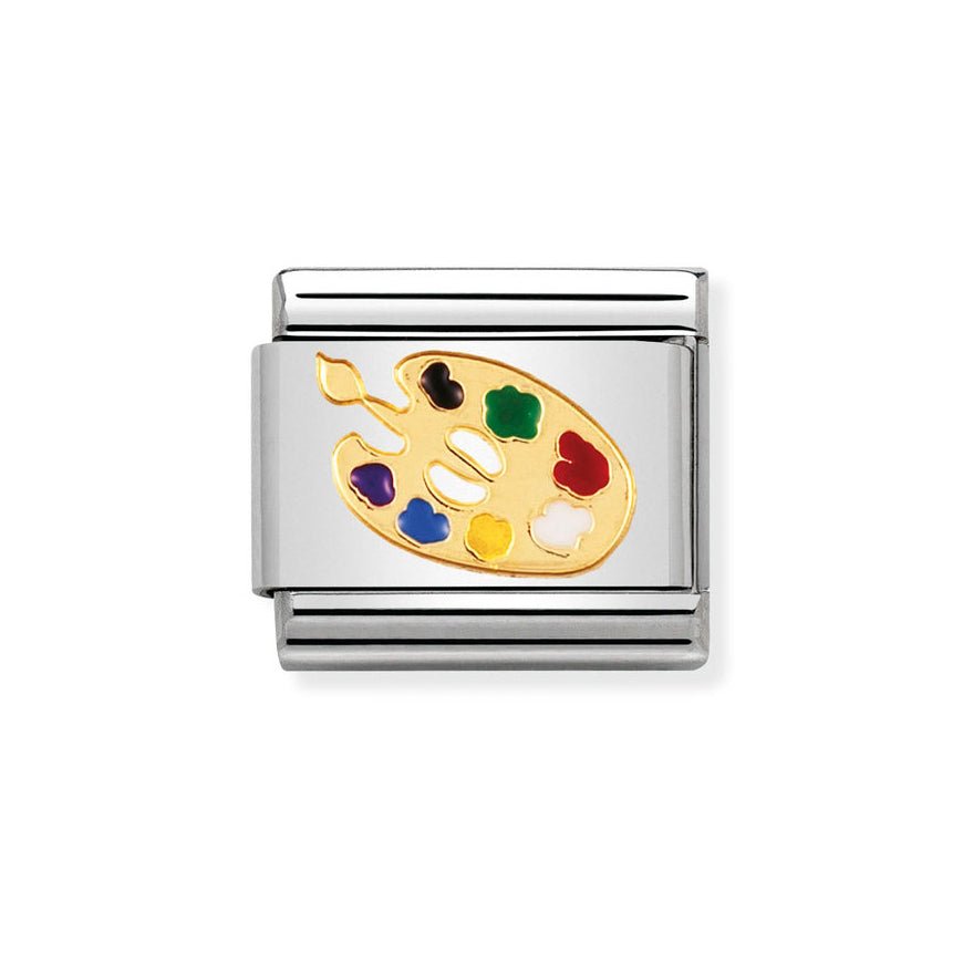Nomination Gold Artists Palette Charm - MococoNomination030208/048033497014214Charms and Links