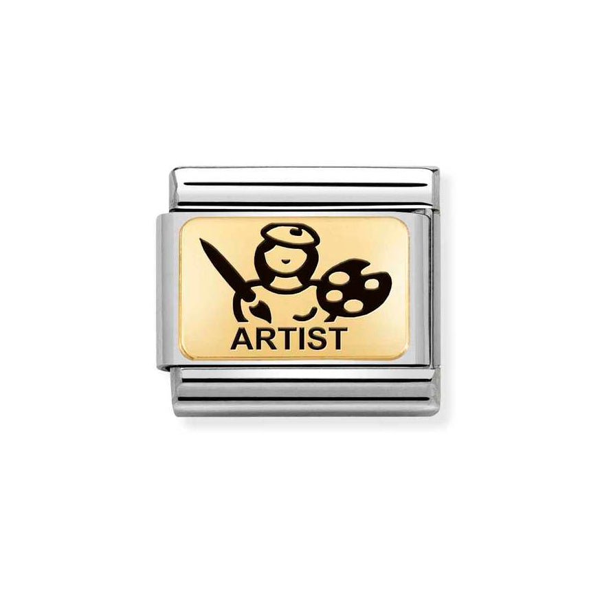Nomination Gold Classic Artist Charm - MococoNomination030166/108033497510280Charms and Links