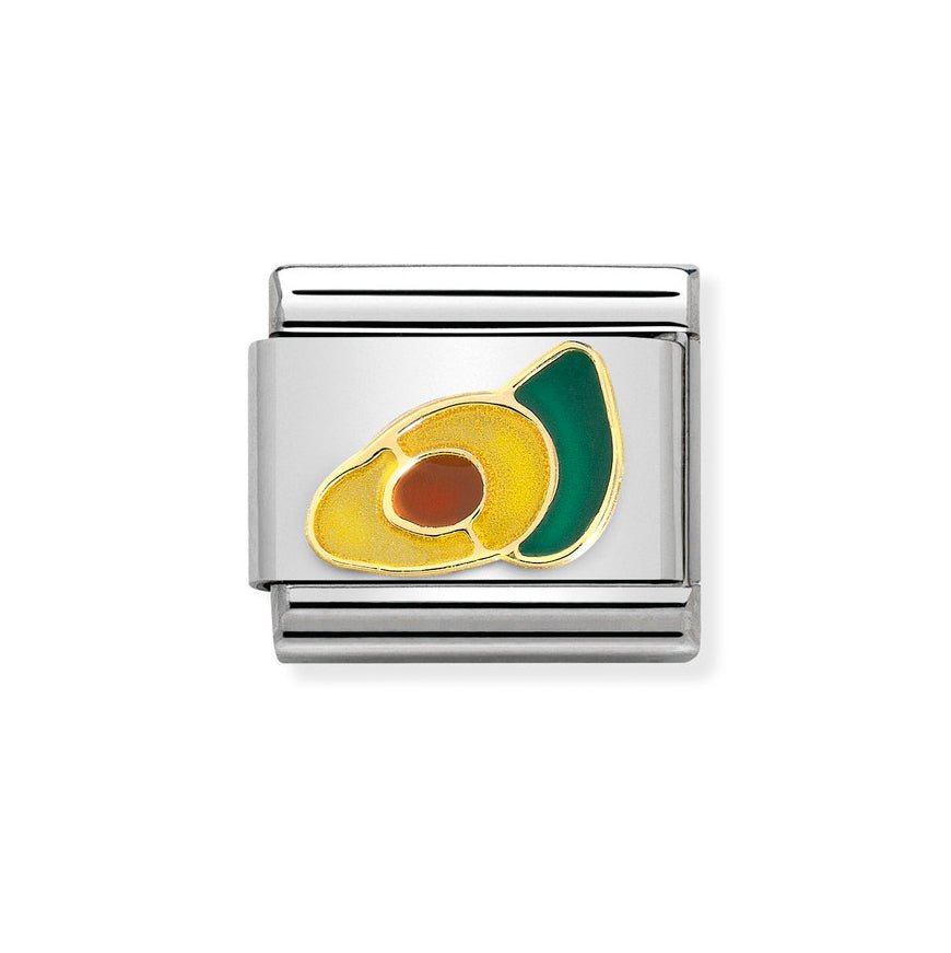 Nomination Gold Classic Avocado Charm - MococoNomination030215/208033497526670Charms and Links