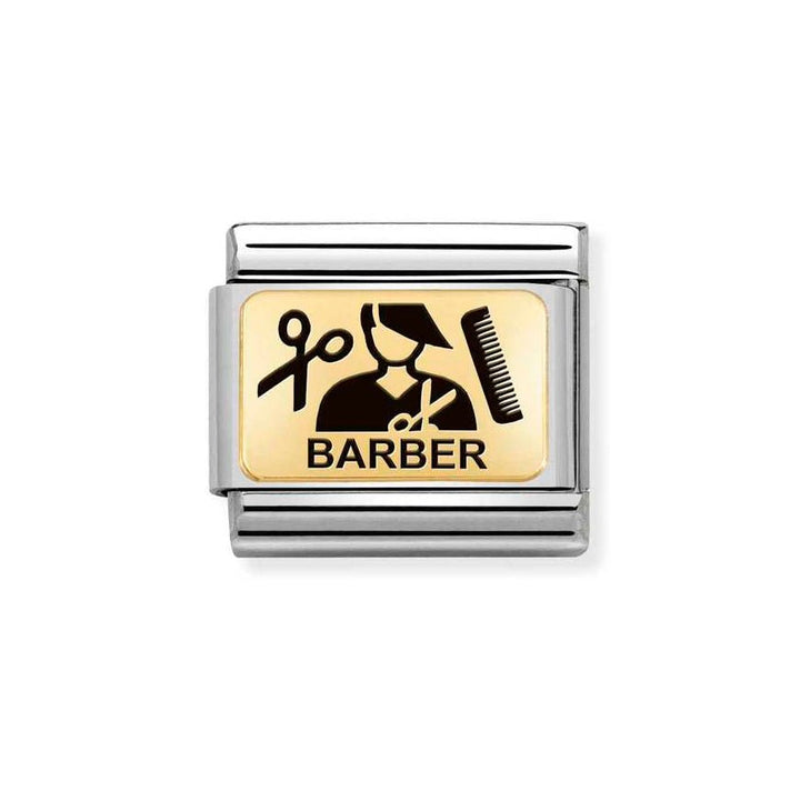 Nomination Gold Classic Barber Charm - MococoNomination030166/138033497510310Charms and Links