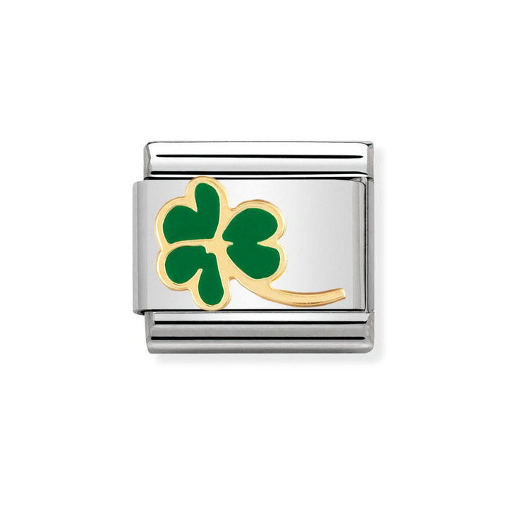 Nomination Gold Classic Clover With Stem Charm - MococoNomination030214/238033497039170Charms and Links