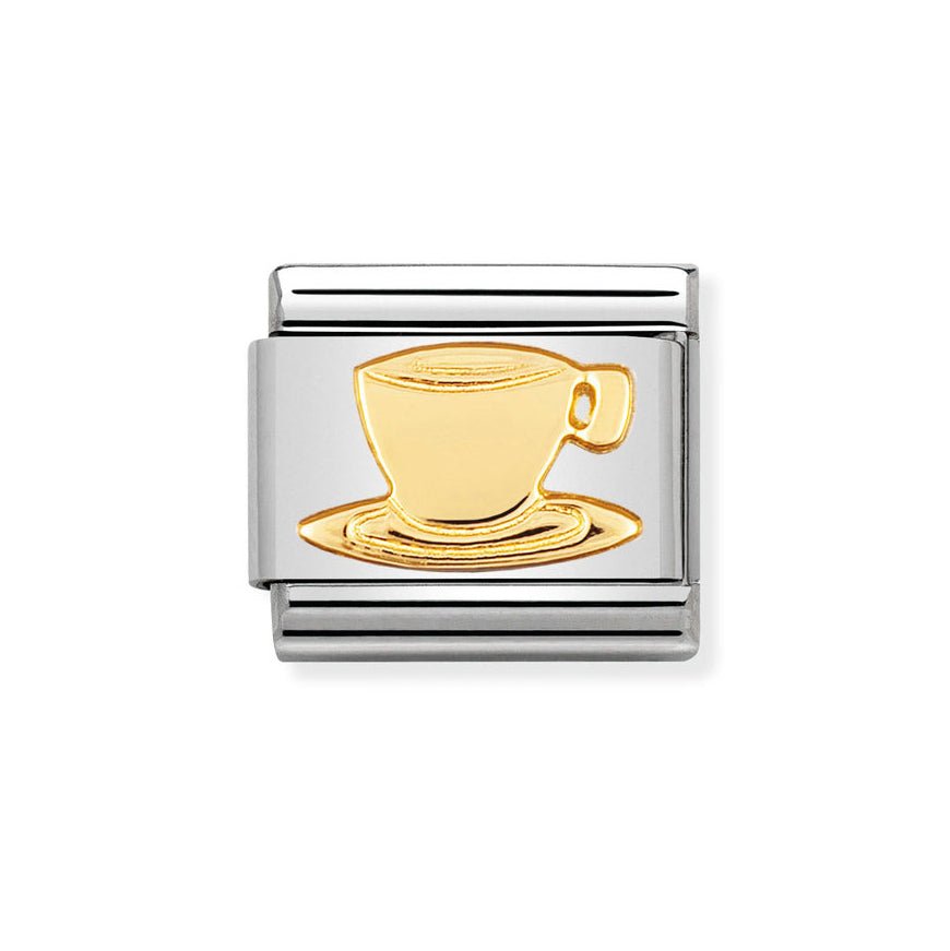 Nomination Gold Classic Coffee Cup Charm - MococoNomination030109/058033497036834Charms and Links