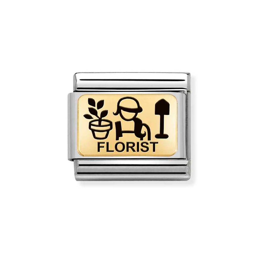 Nomination Gold Classic Florist Charm - MococoNomination030166/128033497510303Charms and Links
