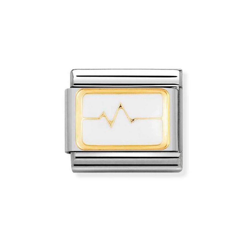 Nomination Gold Classic Heart Beat Charm - MococoNomination030263/098033497483676Charms and Links