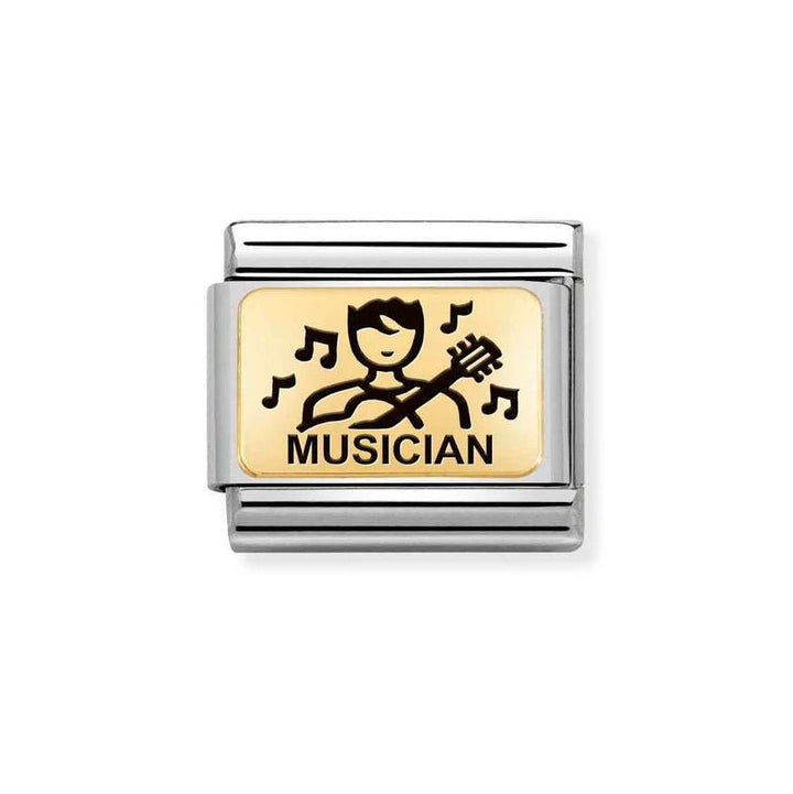 Nomination Gold Classic Musician Charm - MococoNomination030166/118033497510297Charms and Links