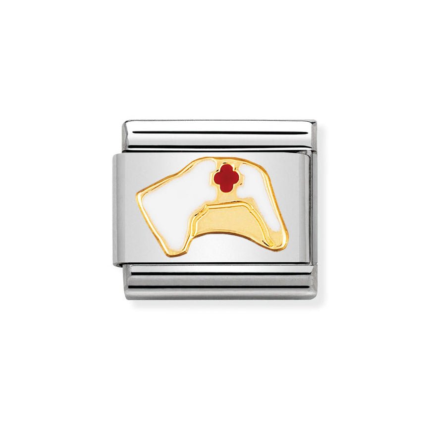 Nomination Gold Classic Nurses Hat Charm - MococoNomination030208/258033497014429Charms and Links
