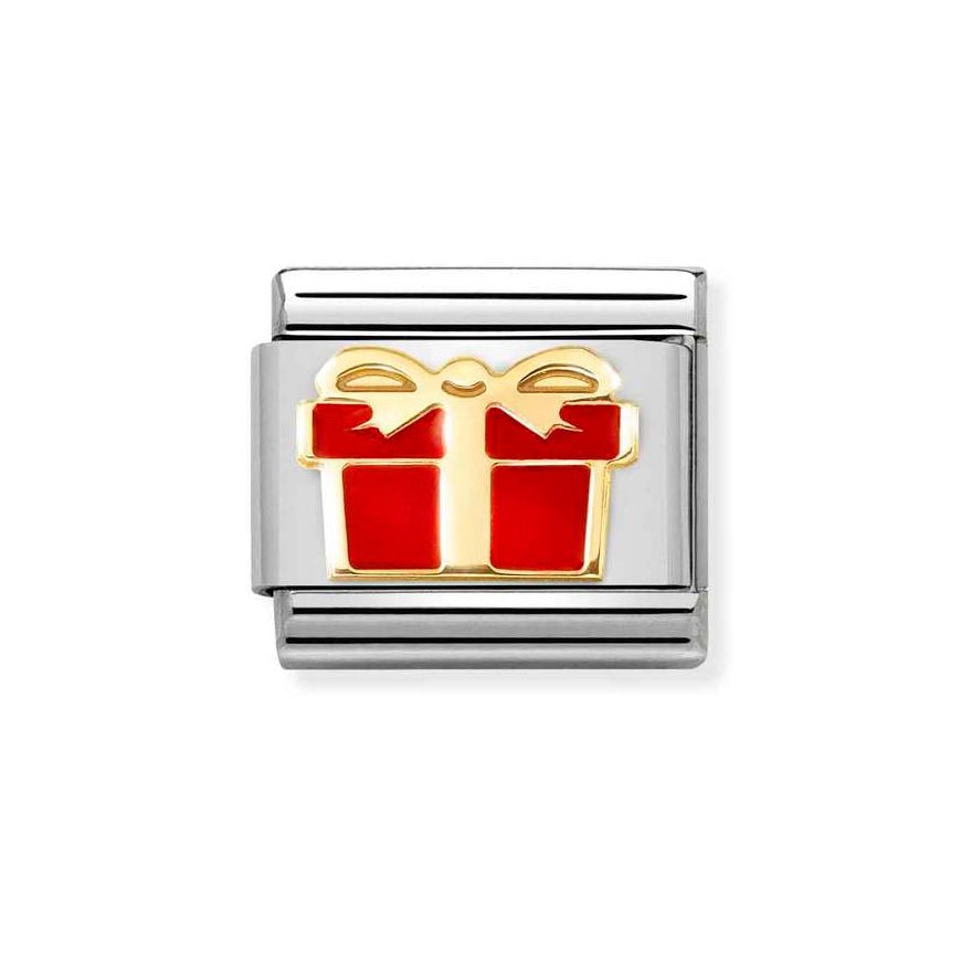 Nomination Gold Classic Red Gift Box Present Charm - MococoNomination030272/708033497522344Charms and Links