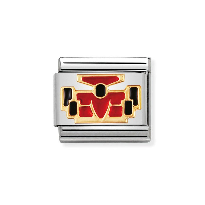 Nomination Gold Classic Red Race Car Charm - MococoNomination030203/238033497037923Charms and Links