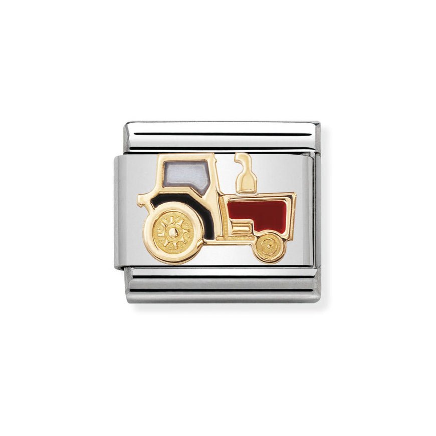 Nomination Gold Classic Tractor Charm - MococoNomination030210/228033497186652Charms and Links