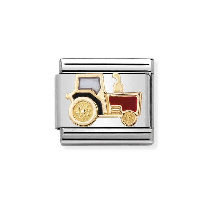 Nomination Gold Classic Tractor Charm - MococoNomination030210/228033497186652Charms and Links