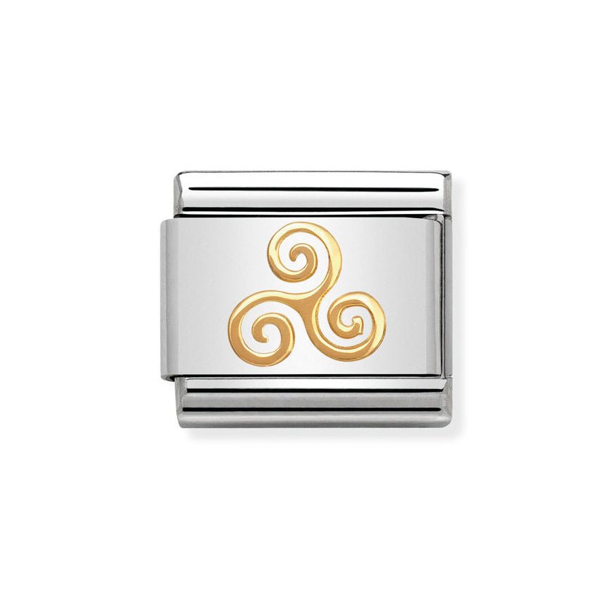 Nomination Gold Classic Triskell Charm - MococoNomination030119/068033497342249Charms and Links