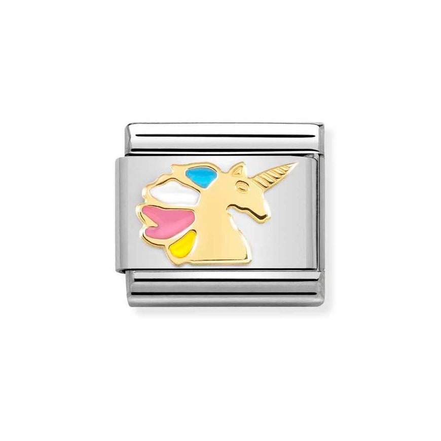 Nomination Gold Classic Unicorn Multicolour Charm - MococoNomination030272/688033497522320Charms and Links
