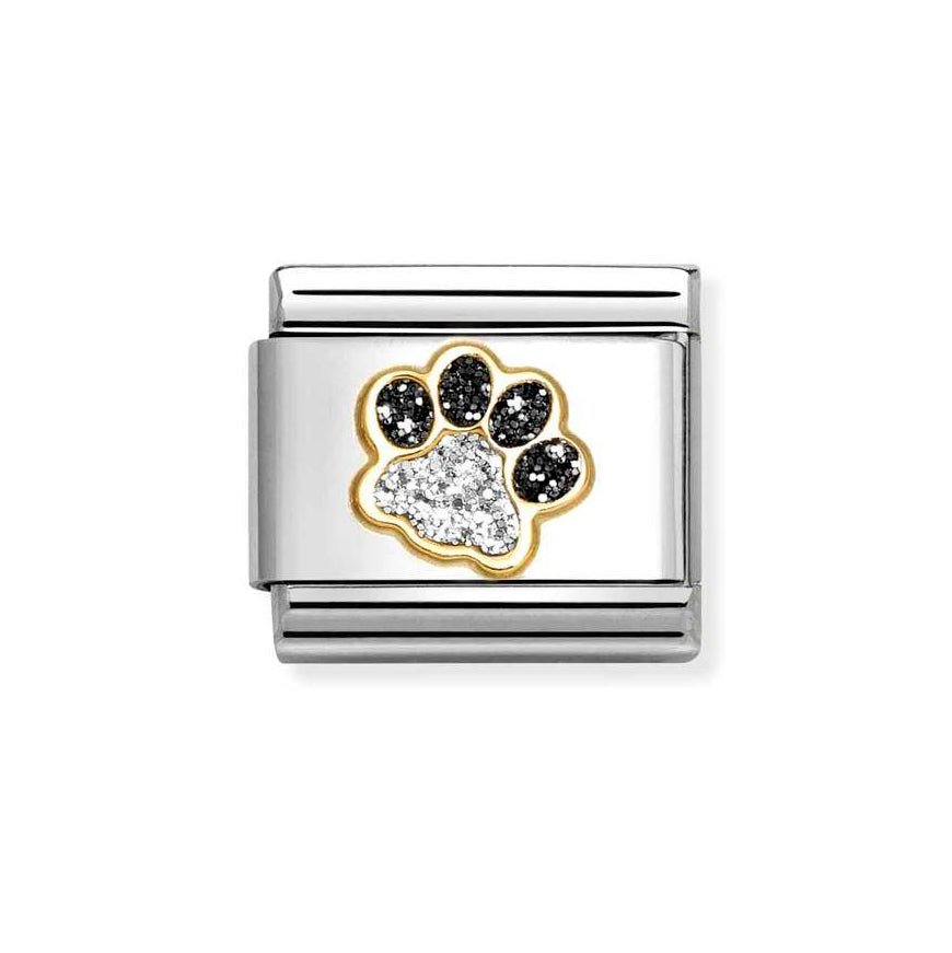 Nomination Gold Glitter Symbols Pawprint Charm - MococoNomination030220/228033497536884Charms and Links