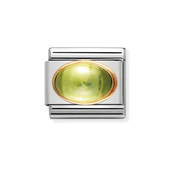 Nomination Gold Peridot Oval Stone Charm - MococoNomination030504/058033497020178Charms and Links