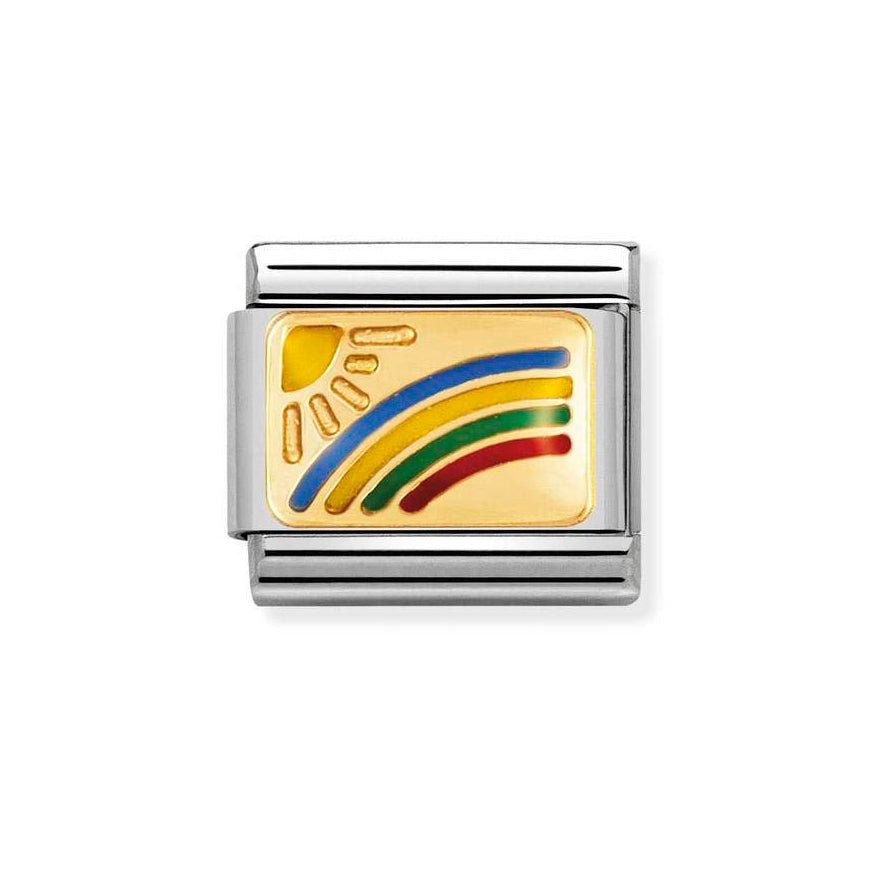 Nomination Gold Sun And Rainbow Charm - MococoNomination030263/088033497483669Charms and Links
