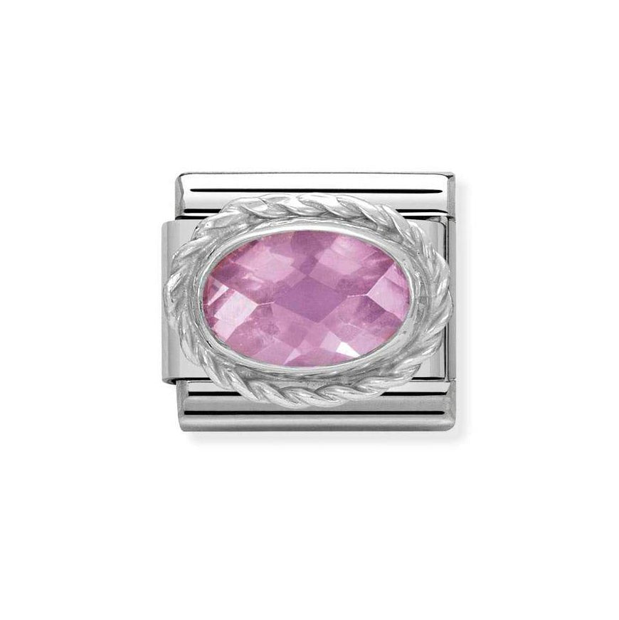 Nomination Orante Pink Oval Stone Charm - MococoNomination330604/0038033497483096Charms and Links