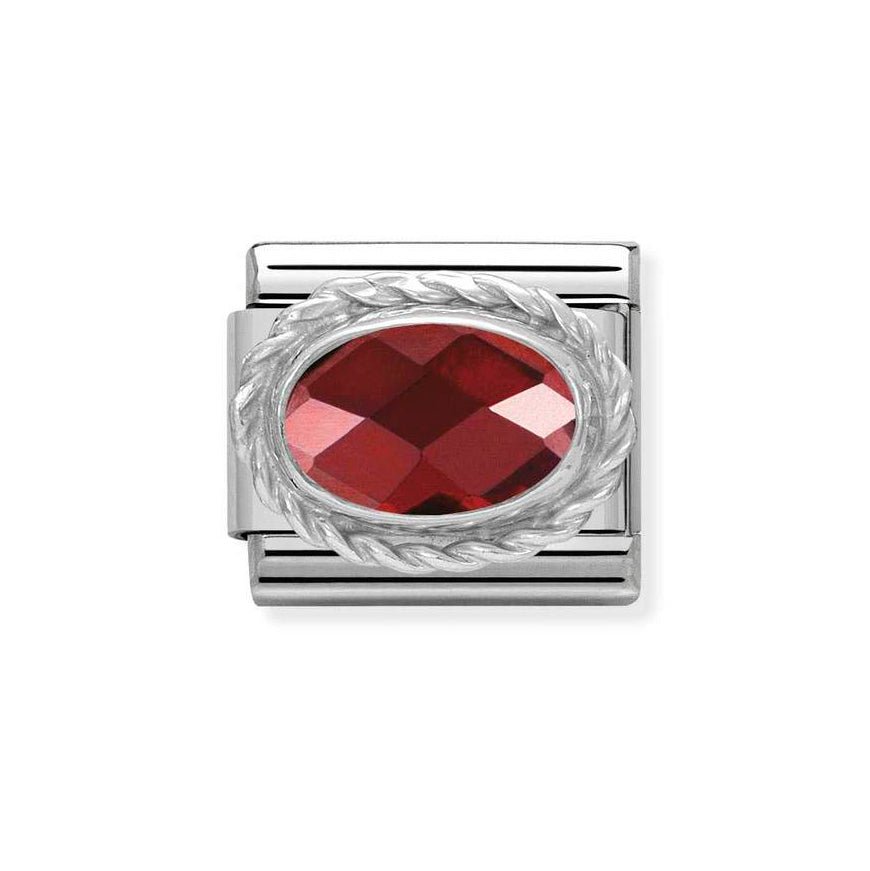 Nomination Orante Red Oval Stone Charm - MococoNomination330604/0058033497483102Charms