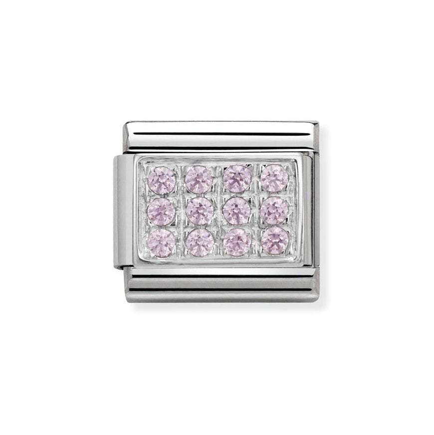 Nomination Pink Cubic Zirconia Pave Charm - MococoNomination330307/068033497273840Charms and Links