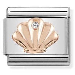 Nomination Rose Gold Classic Cz Shell Charm - MococoNomination430305/268033497485083Charms and Links