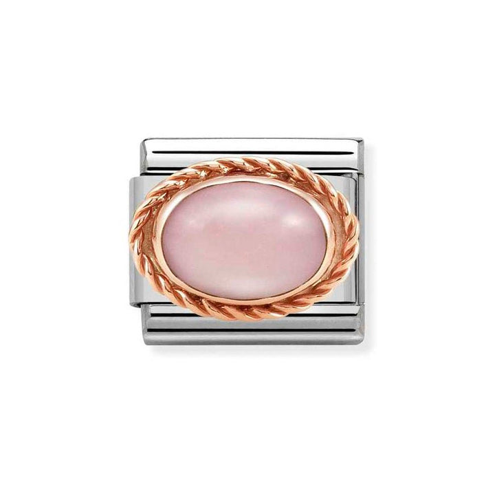 Nomination Rose Gold Classic Pink Opal Oval Charm - MococoNomination430507/228033497496270Charms and Links