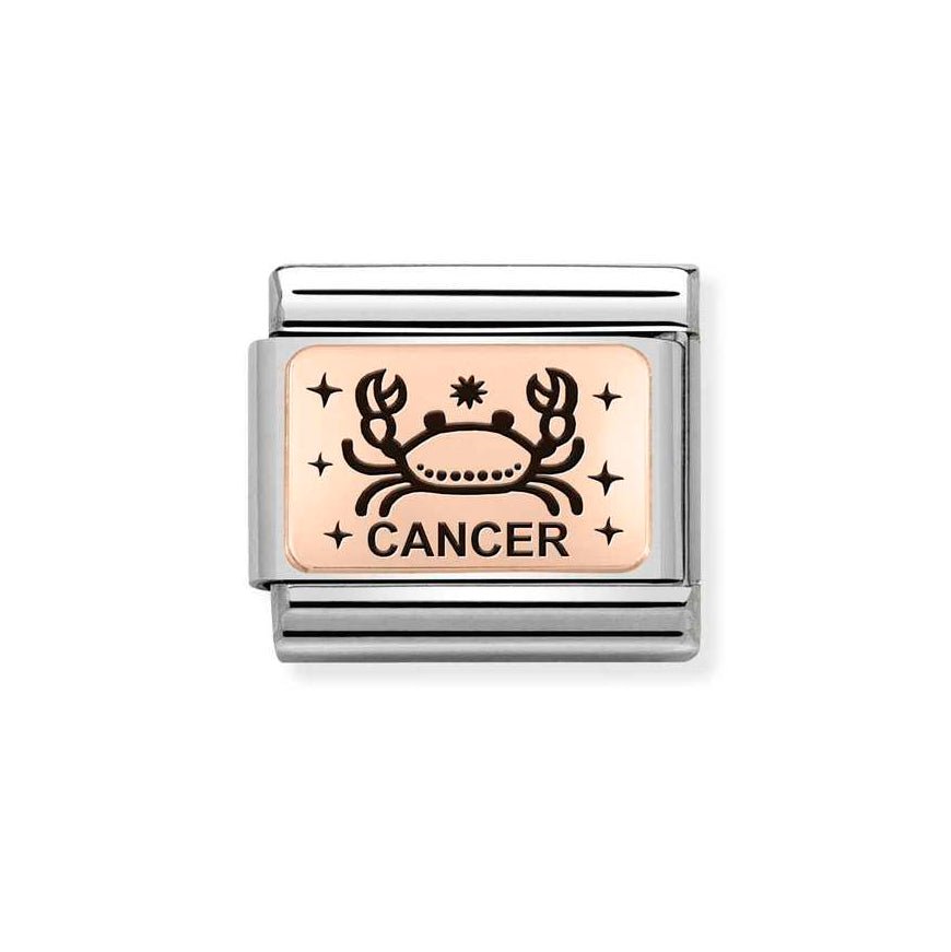 Nomination Rose Gold Classic Zodiac Cancer Charm - MococoNomination430112/048033497510037Charms and Links