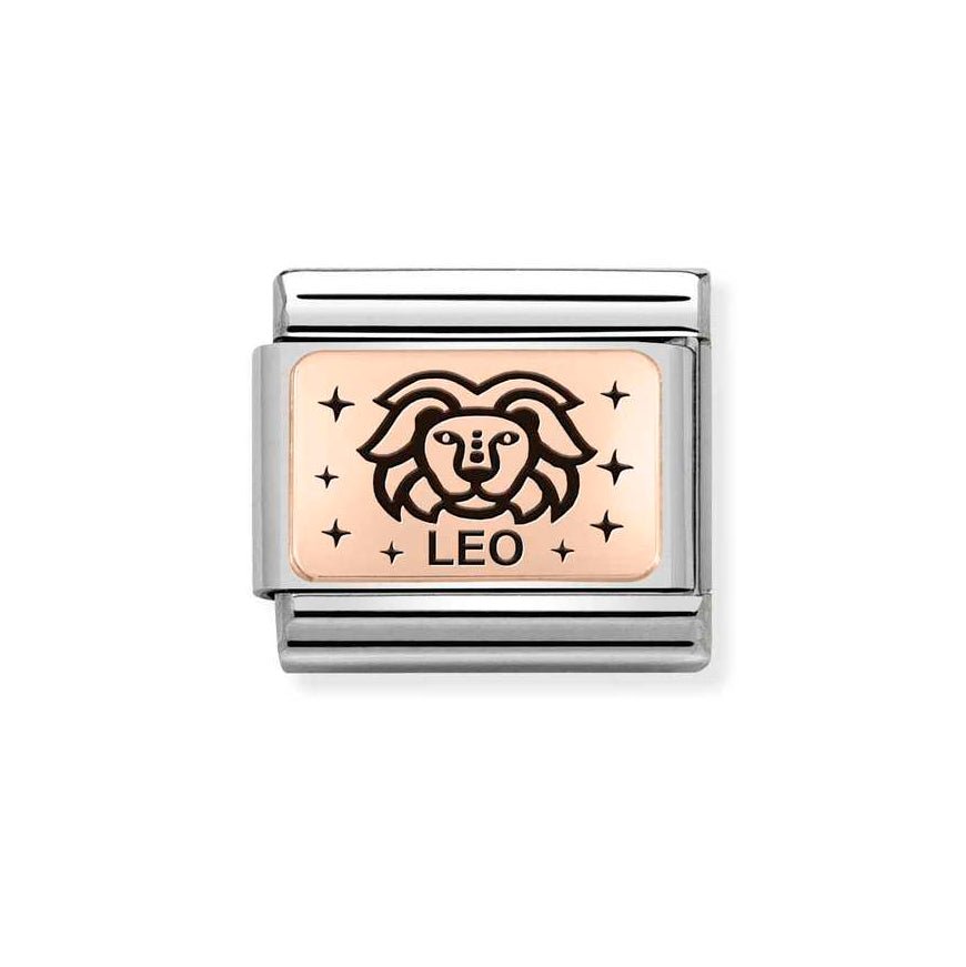 Nomination Rose Gold Classic Zodiac Leo Charm - MococoNomination430112/058033497510044Charms and Links