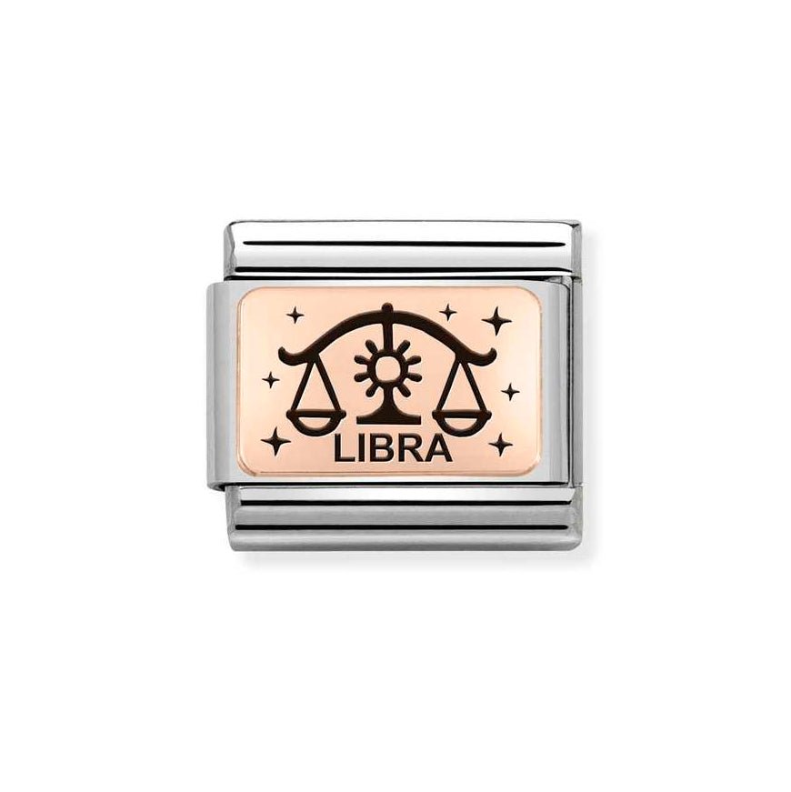 Nomination Rose Gold Classic Zodiac Libra Charm - MococoNomination430112/078033497510068Charms and Links