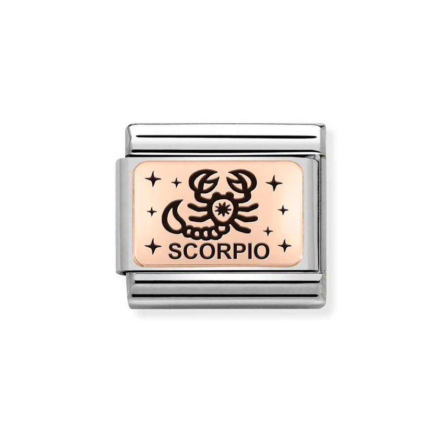 Nomination Rose Gold Classic Zodiac Scorpio Charm - MococoNomination430112/088033497510075Charms and Links