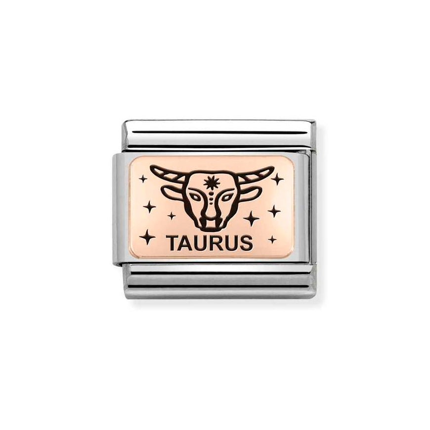 Nomination Rose Gold Classic Zodiac Taurus Charm - MococoNomination430112/028033497510013Charms and Links