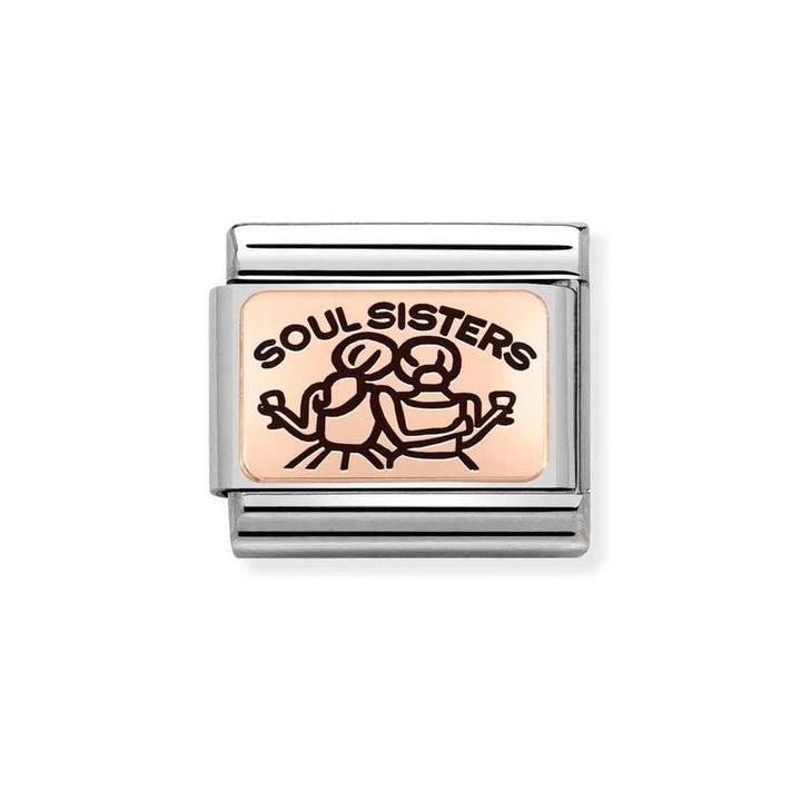Nomination Rose Gold Soul Sisters Charm - MococoNomination430111/098033497504753Charms and Links