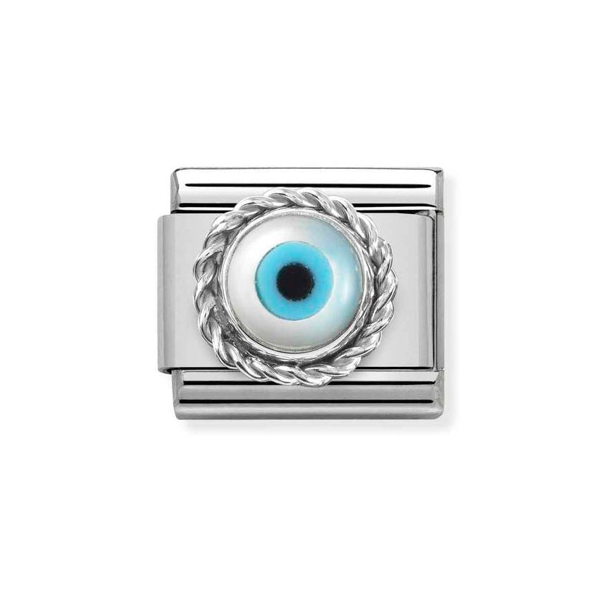 Nomination Silver Classic Circle Greek Eye Charm - MococoNomination330506/188033497521705Charms and Links