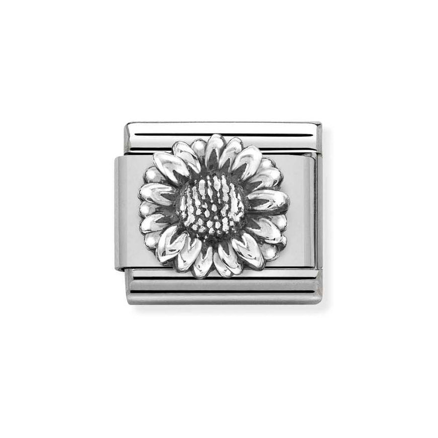 Nomination Silver Classic Sunflower Charm - MococoNomination330110/228033497496522Charms and Links