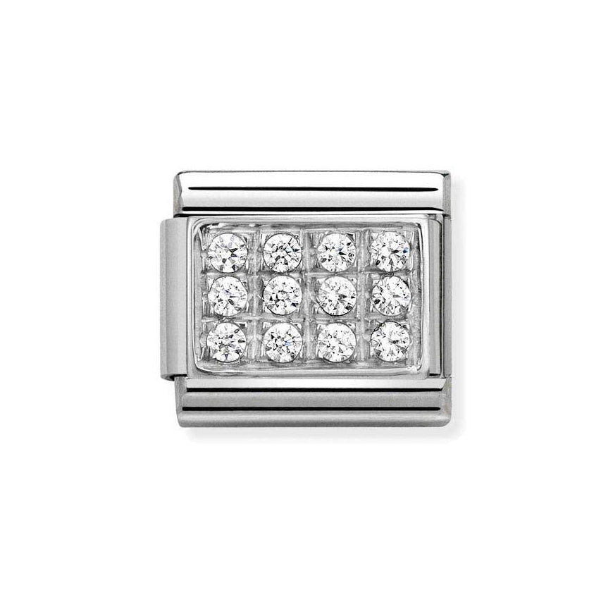 Nomination Silver Clear CZ Pave Classic Charm - MococoNomination330307/018033497273802Charms and Links