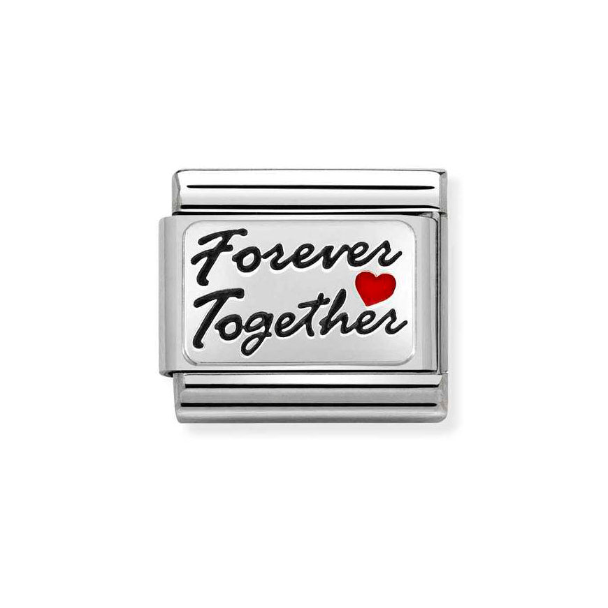 Nomination Silver Forever Together Red Enamel Heart Charm - MococoNomination330208/538033497504913Charms and Links