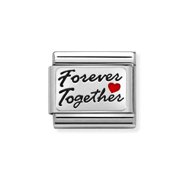 Nomination Silver Forever Together Red Enamel Heart Charm - MococoNomination330208/538033497504913Charms and Links
