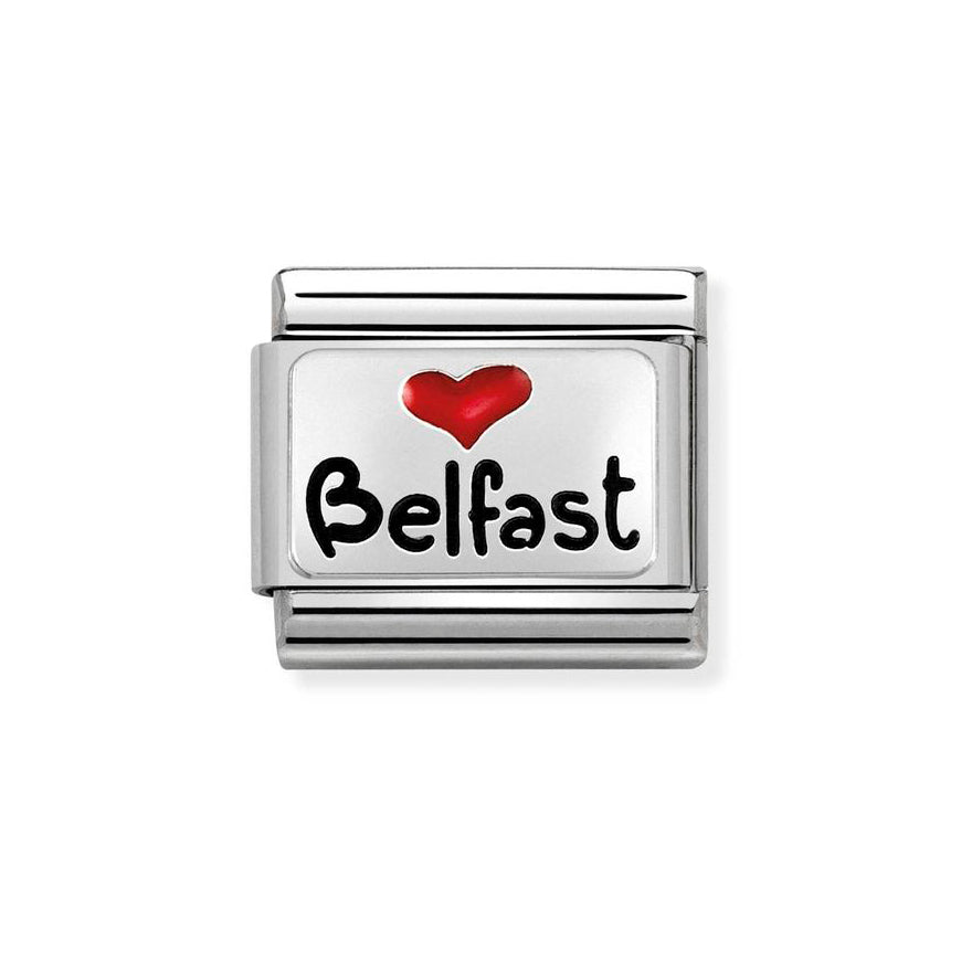 Nomination Silver Love Belfast Red Heart Charm - MococoNomination330209/118033497463531Charms and Links