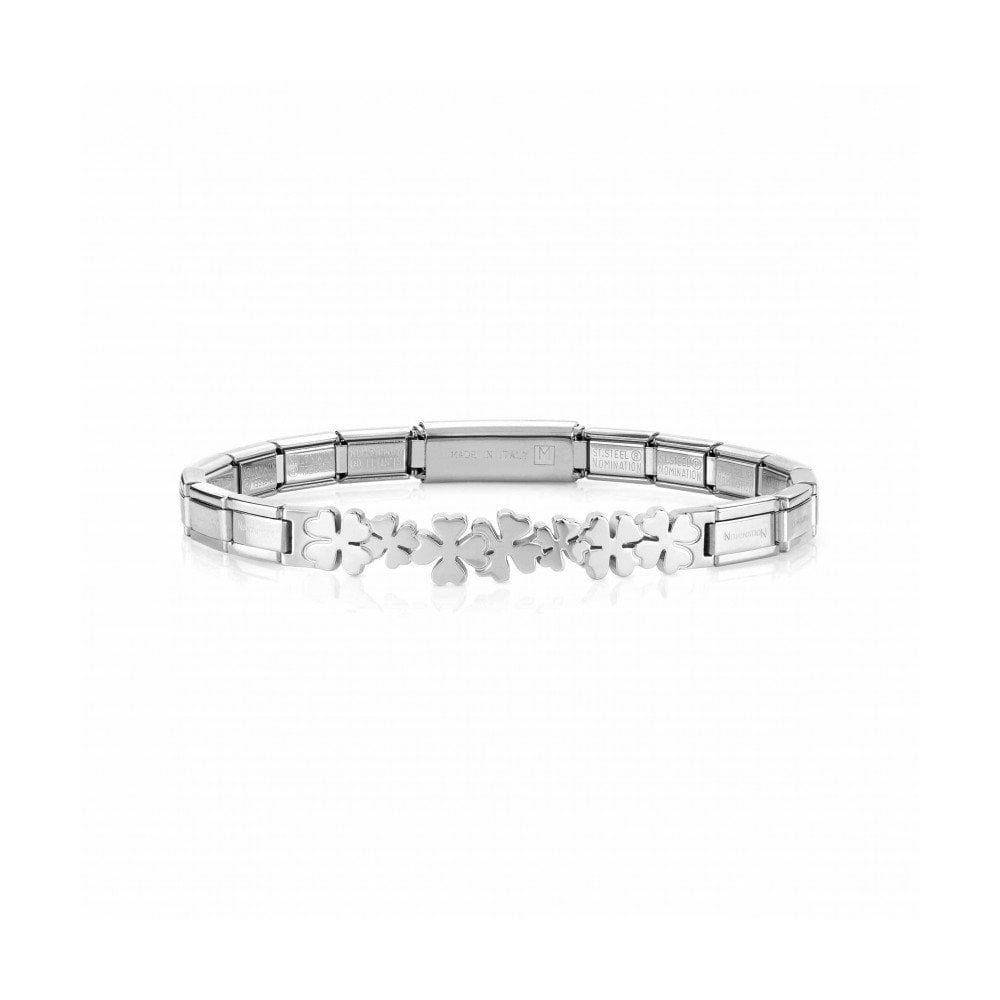 Nomination Trendsetter Smarty Silver Clover Bracelet - MococoNomination021126/0058033497440204Bracelets