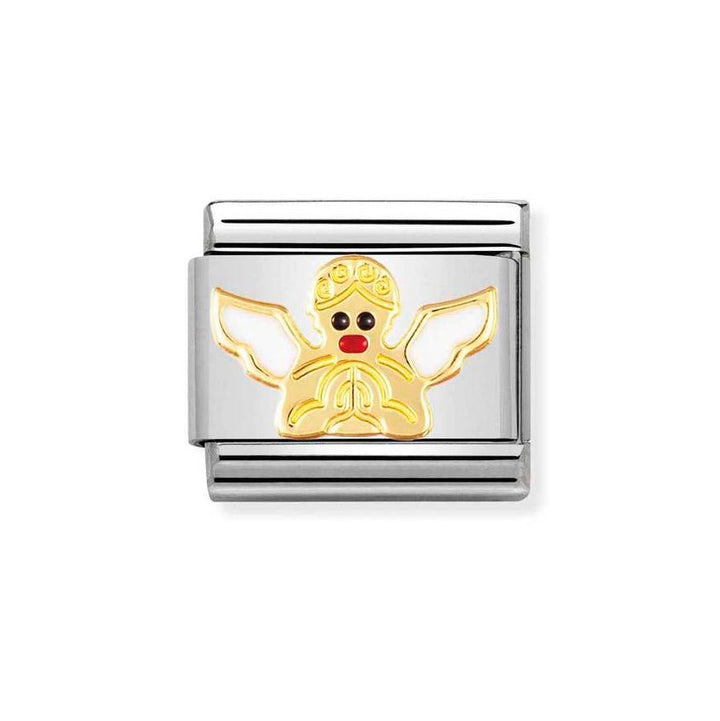Nomination White Enamel Angel Classic Charm - MococoNomination030225/168033497065735Charms and Links